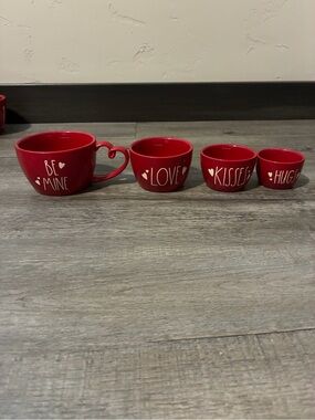 Rae Dunn valentines measuring cups